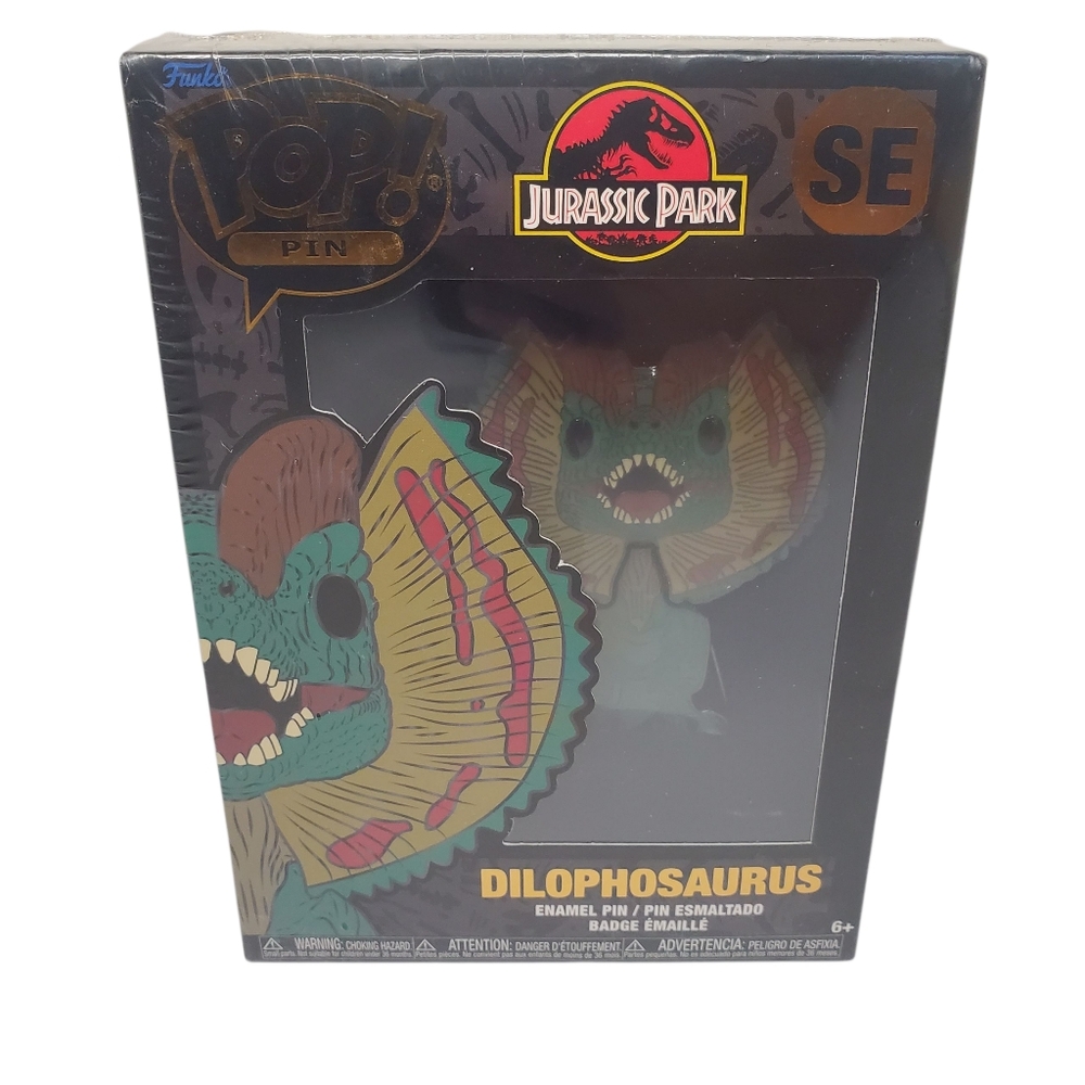Jurassic Park Funko Pop Pin Dilophosaurus SE
